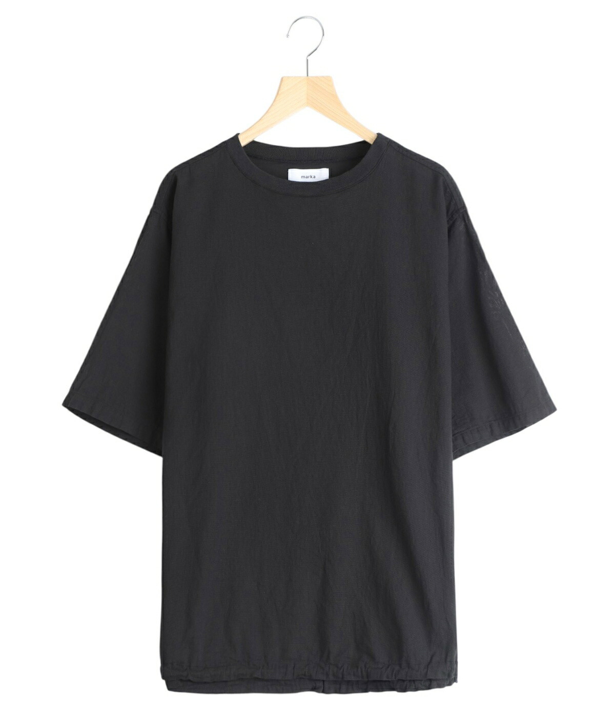 [送料無料]marka : CREW NECK SHIRT -ORGANIC COTTON HIGH TWISTED DOBBY CLOTH- : M26A16SH02B[COR][WIS]