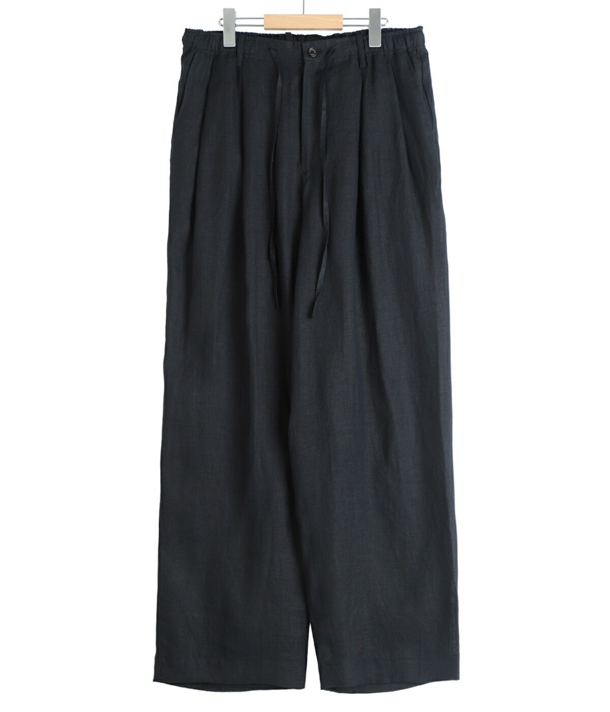 [送料無料]MARKAWARE : DOUBLE PLEATED EASY TROUSERS -HEMP SHIRTING- : A26A22PT02C[WIS][MUS]