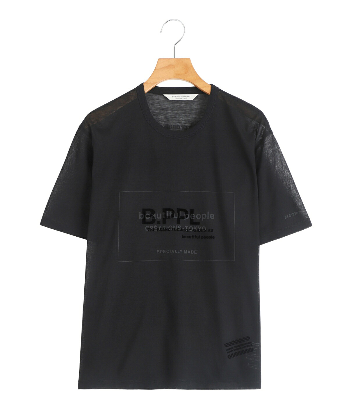[送料無料]beautiful people : [レディース]80/1 ELS jersey house code graphic T : 1616310026[ANN]
