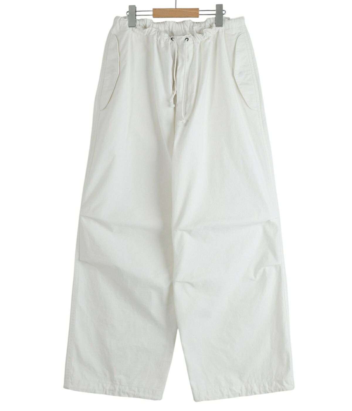 marka : WIDE OVER PANTS -ORGANIC COTTON BACK SATIN- / 全3色 : M26B16PT01C[COR][WIS][U]｜ＡＲＫｎｅｔｓ