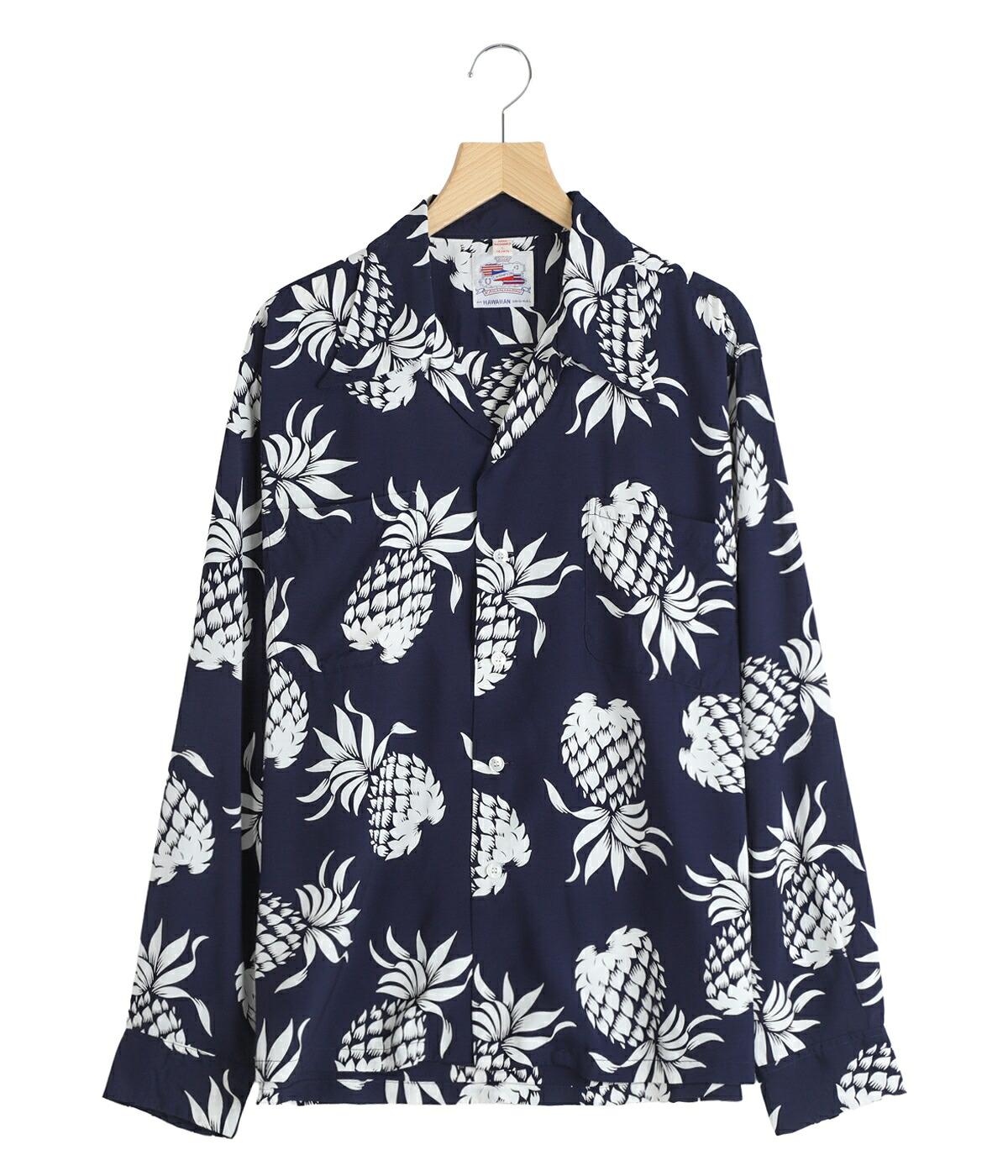 [送料無料]DUKE KAHANAMOKU :&ldquo;DUKE&rsquo;S PINEAPPLE&ldquo; DUKE KAHANANOKU L/S RAYON HAWAIIAN SHIRT / 全2色 : DK26793[STD][U]｜ＡＲＫｎｅｔｓ 23,287円
