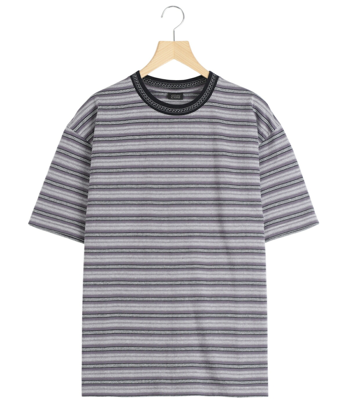 [SALE]SEDAN ALL-PURPOSE : Jacquard Striped S/S Tee / 全2色 : SD26S-CT06[PIE]｜ＡＲＫｎｅｔｓ