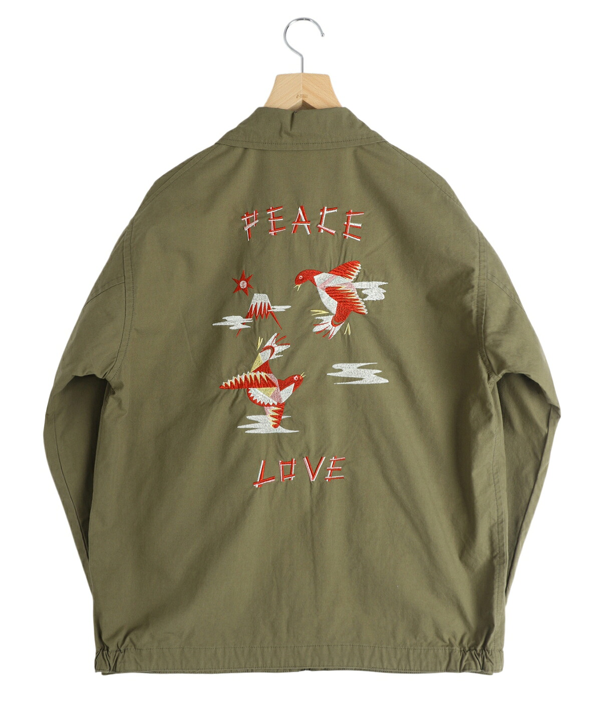 [送料無料]PORTER CLASSIC : HIPPIE SOUVENIR ZIP UP JACKET : PC-061-3855[COR]