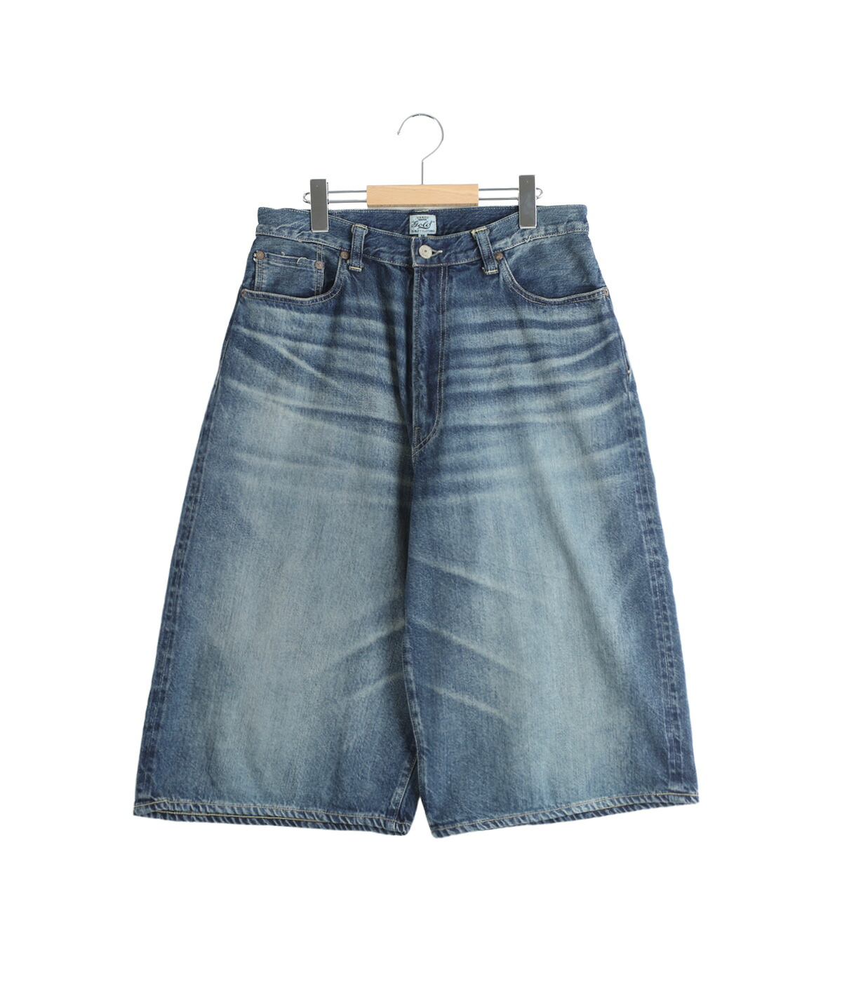 [送料無料]東洋エンタープライズ GOLD : RECYCLED SUVIN COTTON YARN 11.5oz DENIM 5POCKET WIDE SHORTS VINTAGE WASHED / 全3色 : 26A-GL52633H[MUS][U]｜ＡＲＫｎｅｔｓ