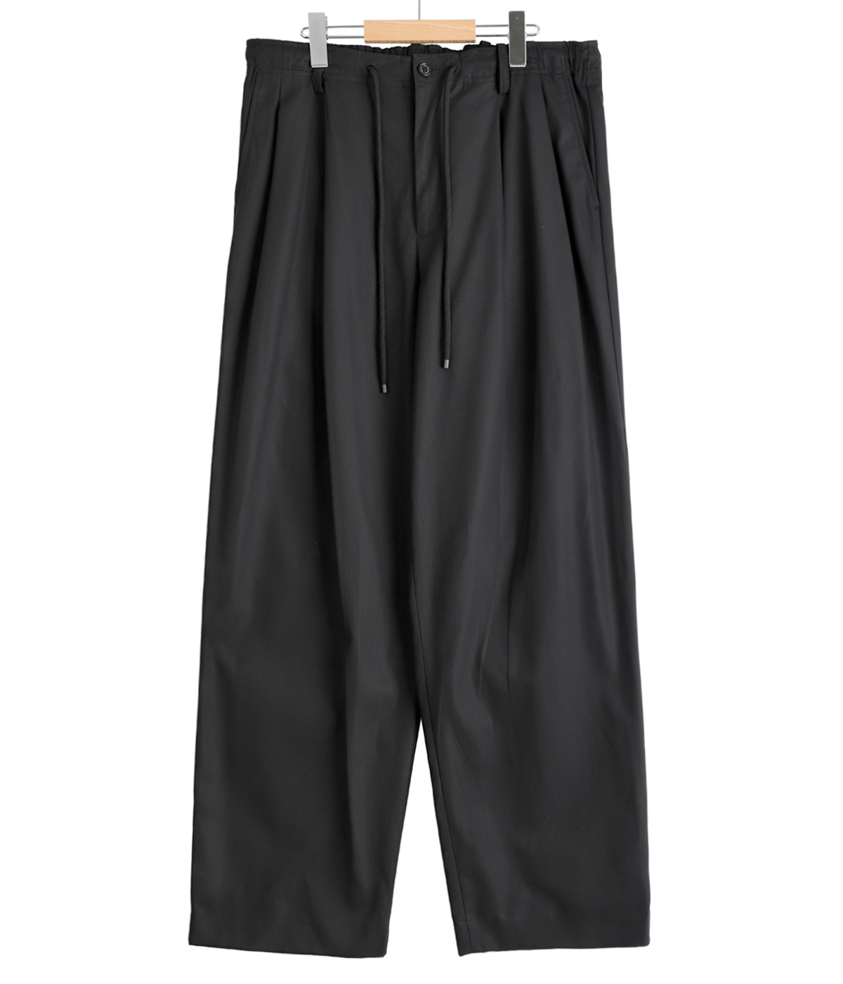 MARKAWARE DOUBLE PLEATED EASY TROUSERS ORGANIC COTTON SURVIVAL CLOTH