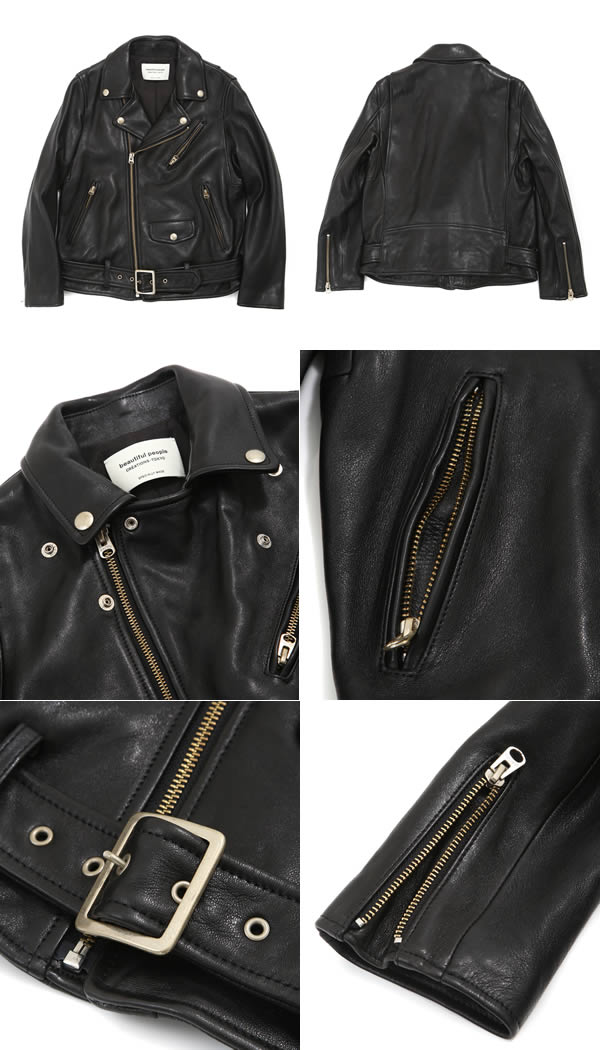 【楽天市場】beautiful people / ビューティフルピープル : vintage leather riders jacket