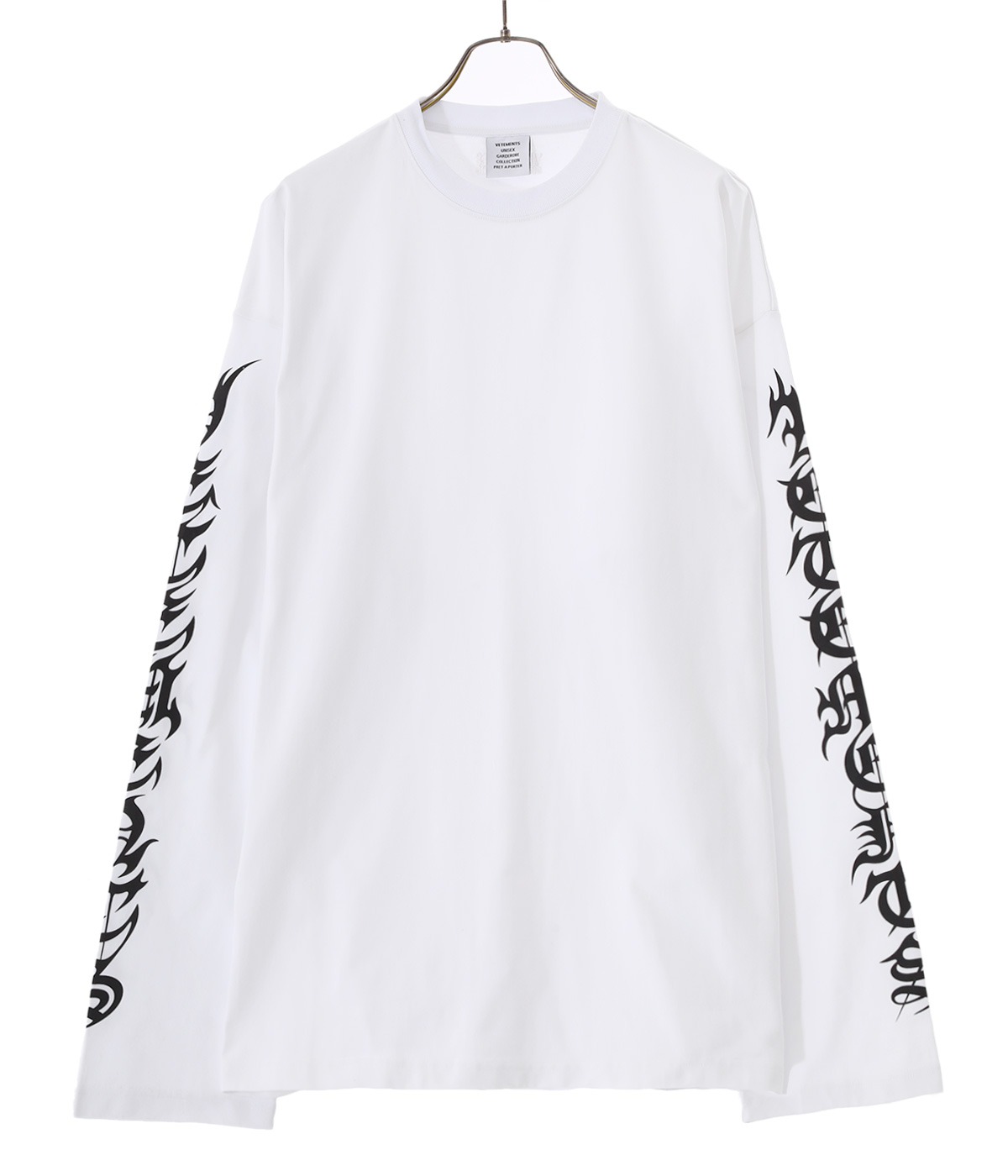 選べる２個セット VETEMENTS ヴェトモン / ロンT フロントロゴ 長袖