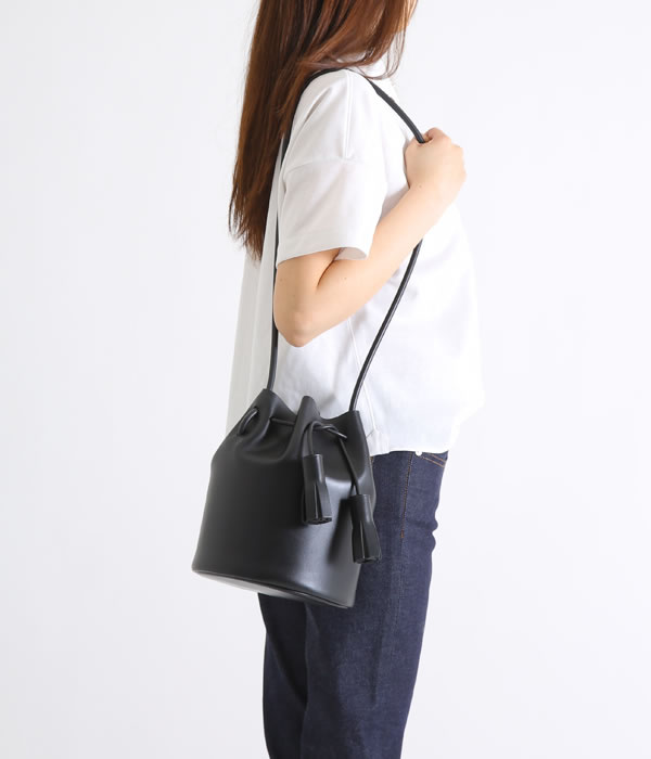 Arknets Building Block Mini Bucket In Pebbled Building Block Mini Bucket In Pebbled Black Shoulder Leather Bag Pail 25 P Blk