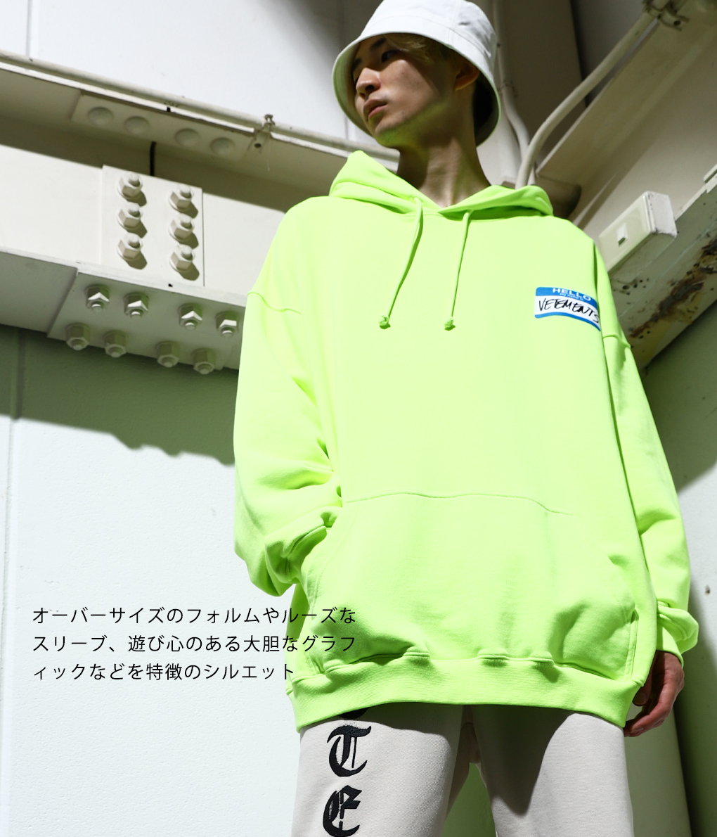 ナチュラルネイビー VETEMENTS ヴェトモン MY NAME ISVETEMENTS 黒色