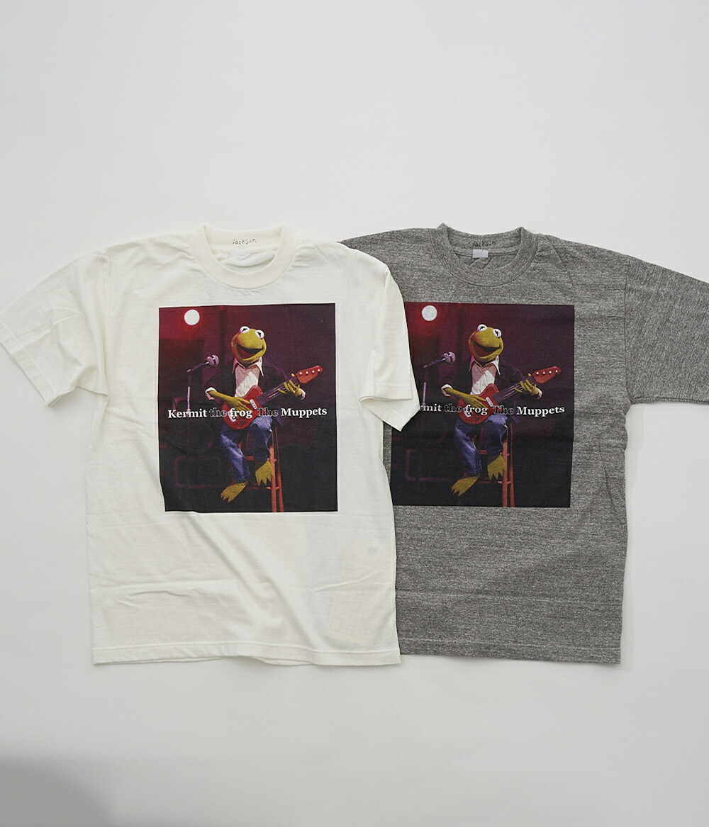 最新人気 予約商品 21年4月 5月入荷予定 宅急便コンパクト Jackson Matisse ジャクソン マティス Kermit The Frog Tee カーミット セサミストリート カエル フロッグ Tee Tシャツ 半袖 カットソー メンズ Jm21ss040 Std 今月限定 特別大特価