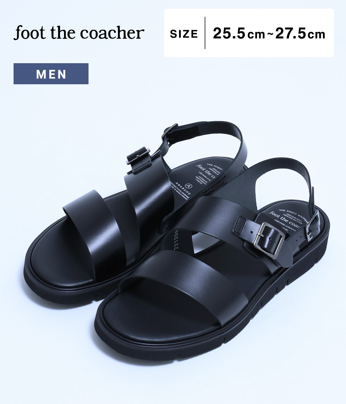 楽天市場】foot the coacher / フットザコーチャー : SS BELT SANDALS