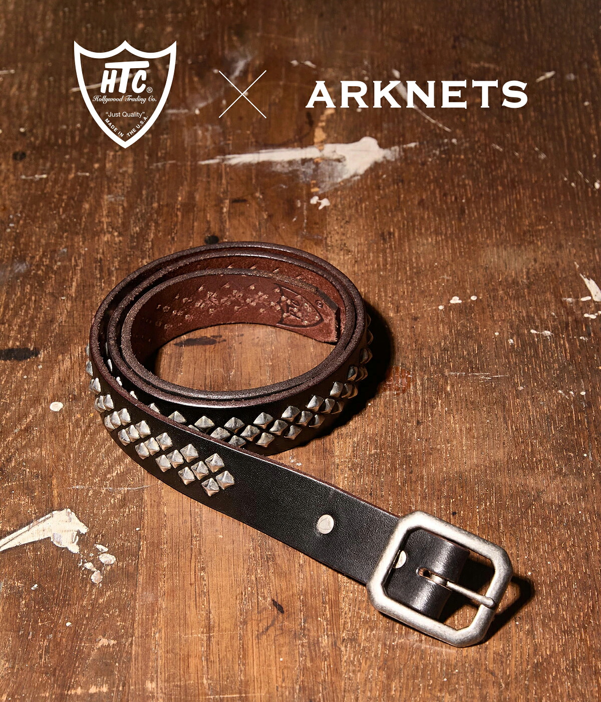 [送料無料]HTC : 別注 HTC Belt PYRAMID 1.25 for ARKnets : ONLYARK-9-2516[WIS][AST]