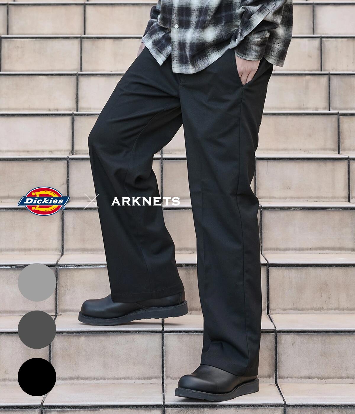 [送料無料]Dickies : 別注 MIDDLE RISE WORK PANTS / 全3色 : ONLYARK-3-2516[AST][REA]