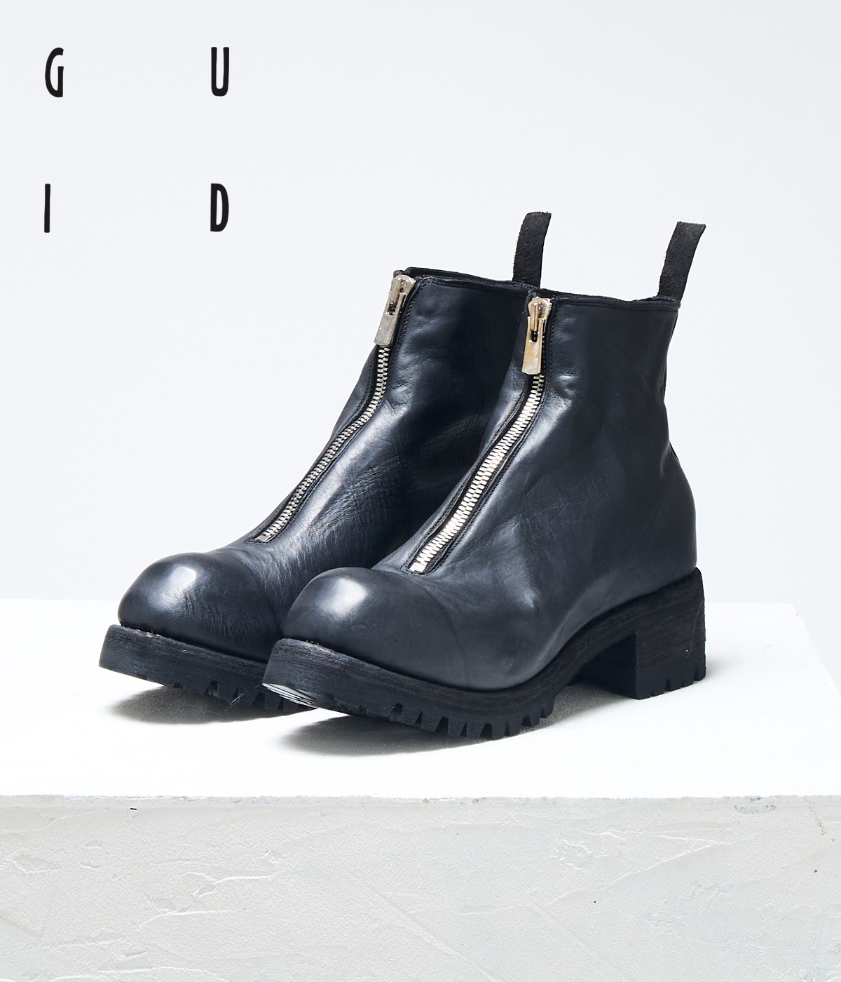 楽天市場】GUIDI グイディ men's ORTHOPAEDIC FRONT ZIP SOLE RUBBER