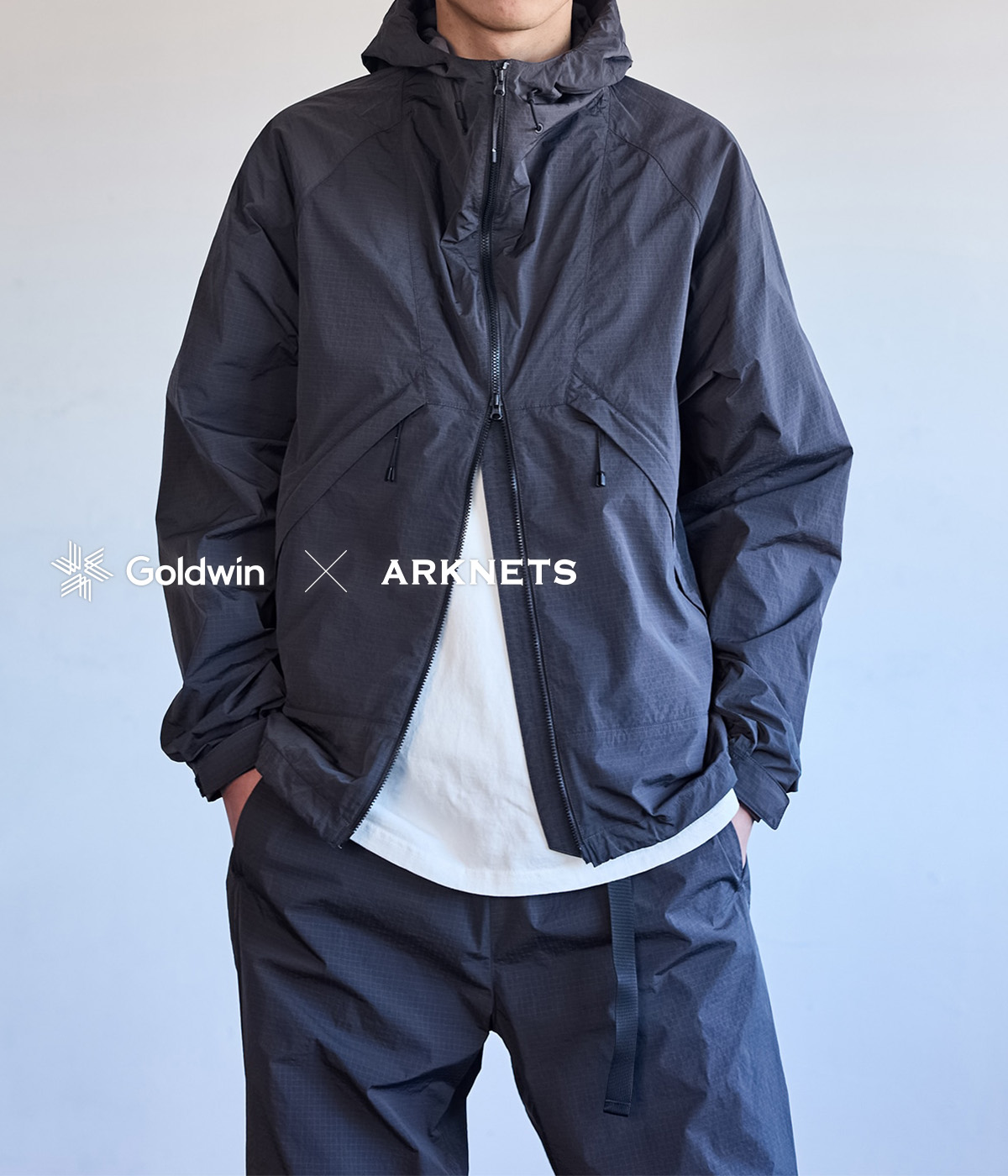 ジャケット・アウター GOLDWIN  Dyed Rip-stop Wind Jacket 楽天市場】[送料無料]Goldwin : 別注 Dope Dyed Rip-stop Hooded