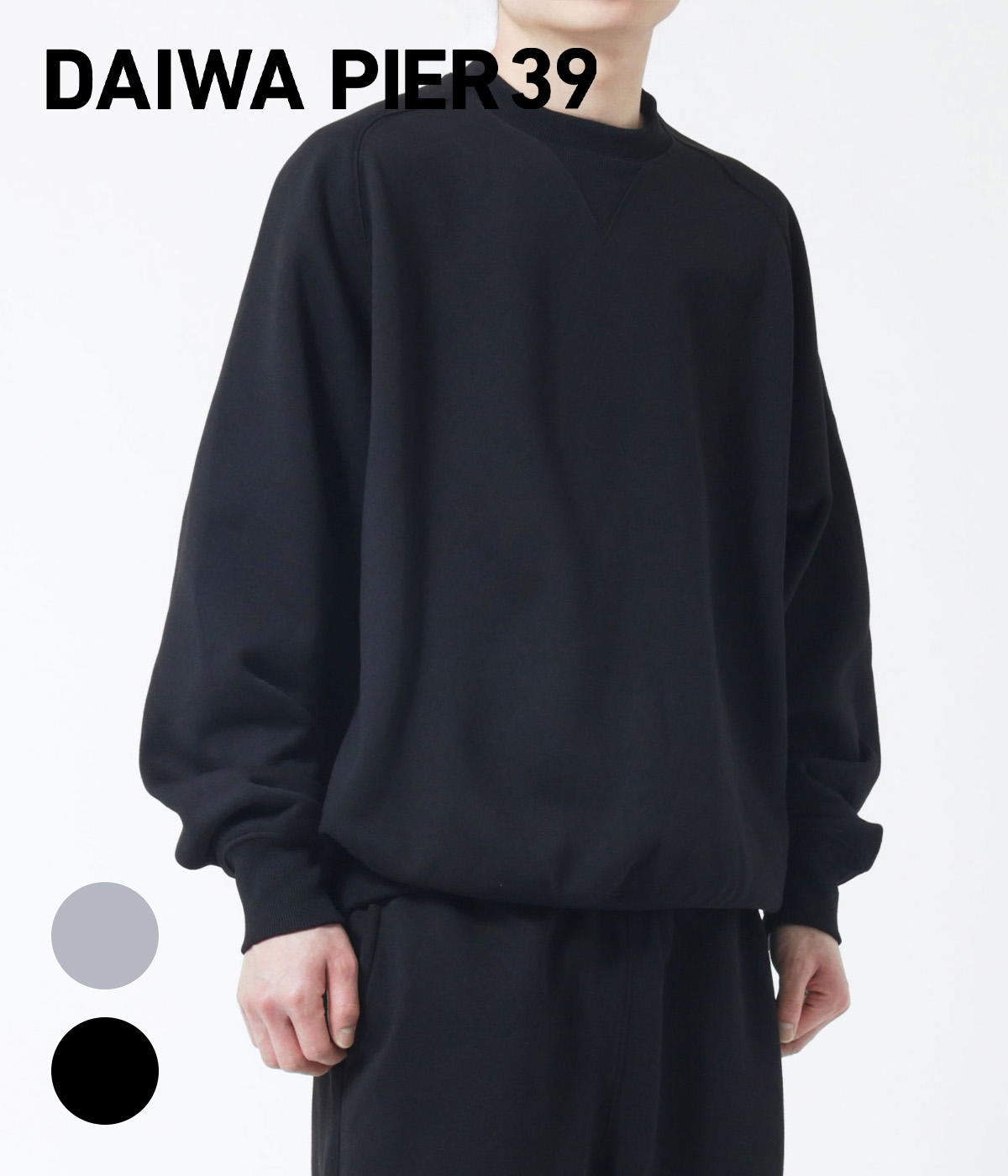 [送料無料]DAIWA PIER39 : TECH SWEAT CREW FREEDOM SLEEVE / 全2色 : BE-51025W[PIE][REA][U]｜ＡＲＫｎｅｔｓ