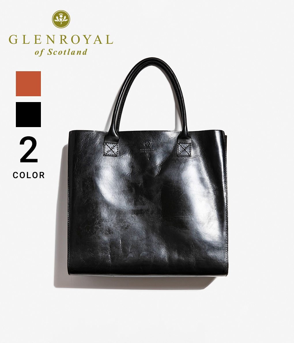 値引き GLENROYAL グレンロイヤル : BRIDLE LEATHER BIG TOTE BAG 全2