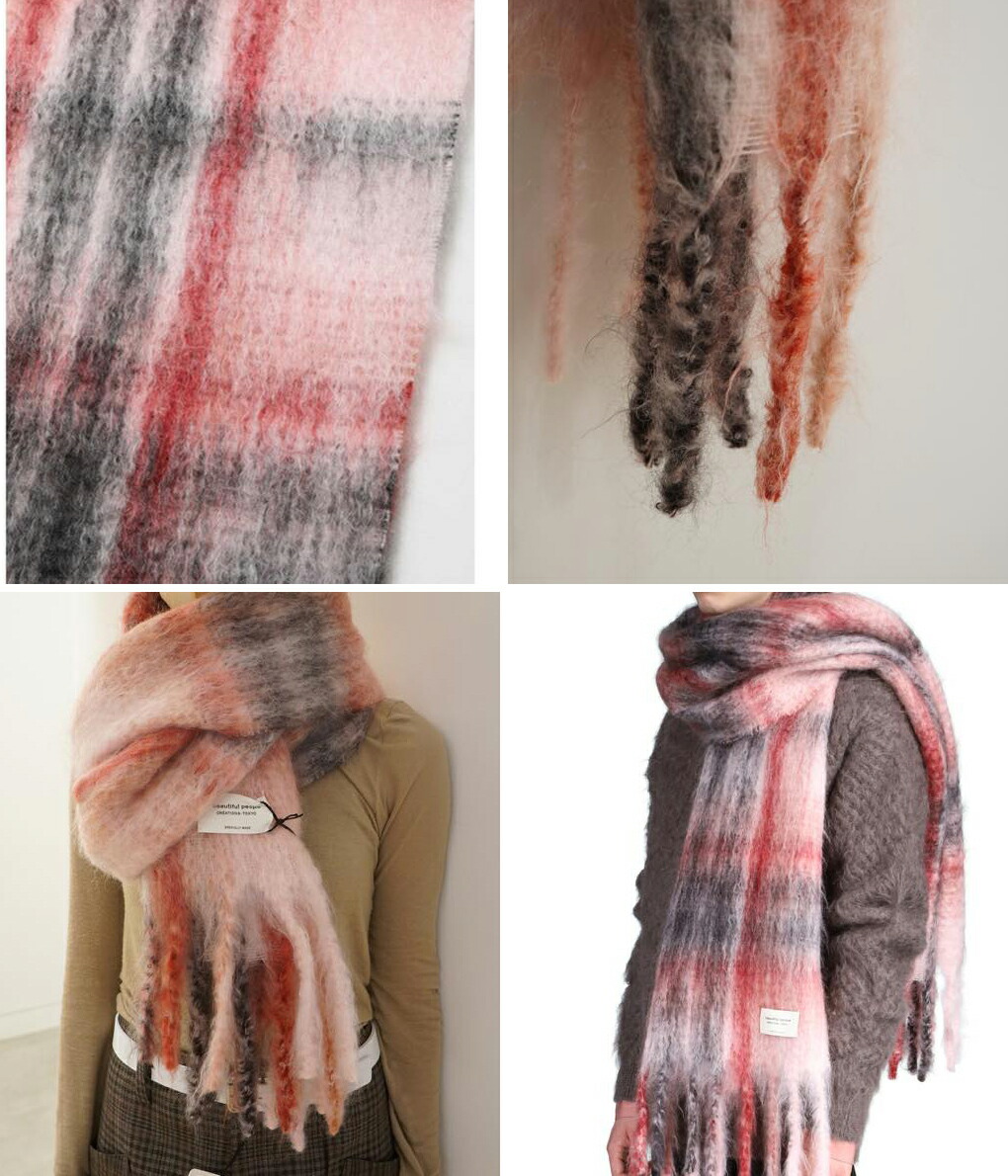 指定商い物 21老年9玉兎 10月入荷目論む Beautiful People 優諸人 レディース Mohair Shaggy Big Fringe Muffler モヘヤ シャギー ビッグ フリンジ マフラー Ann 規則取廻 3980サークル以上で貨物輸送無料 日の中12潮合い30分までの要請で即日逓送