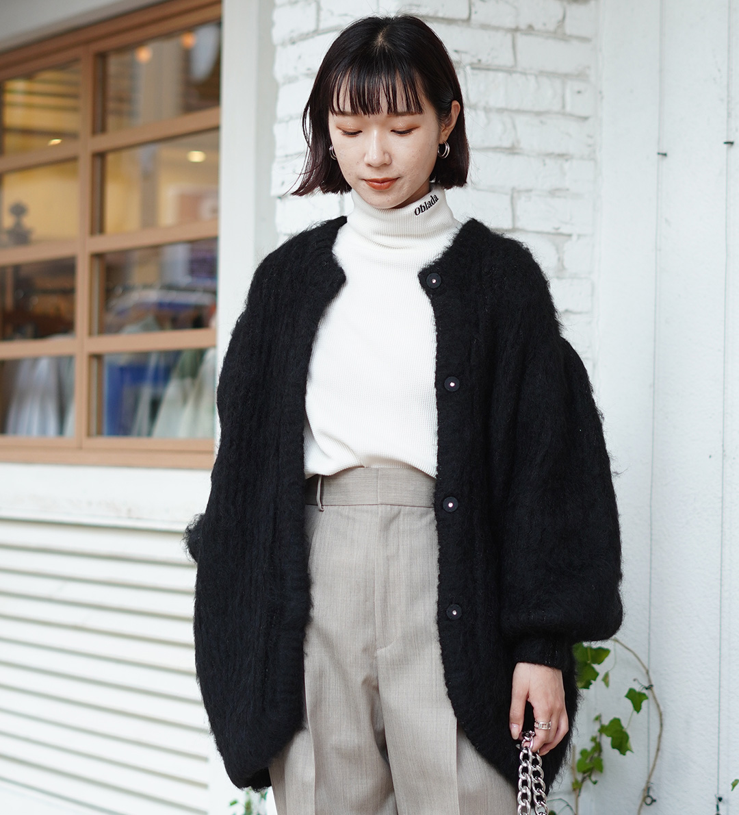 P10倍】CLANE / クラネ : 【レディース】COLOR MOHAIR SHAGGY CARDIGAN