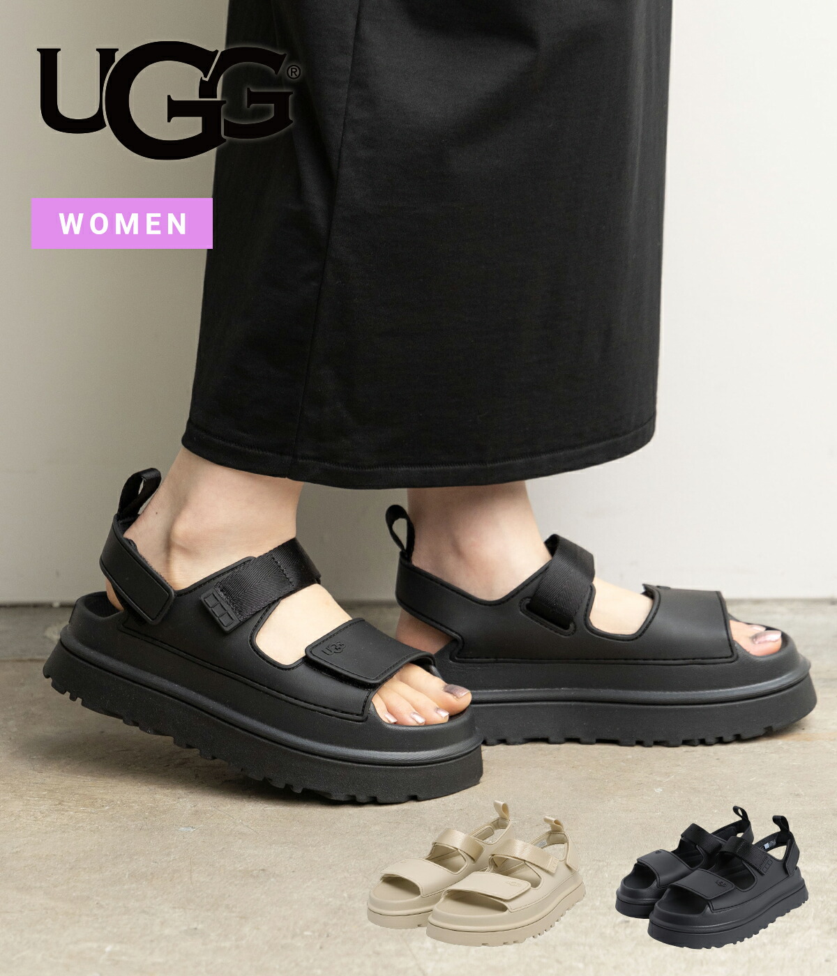 [SALE]UGG : [レディース]W GOLDENGLOW / 全2色 : 1152685[DEA][U]｜ＡＲＫｎｅｔｓ