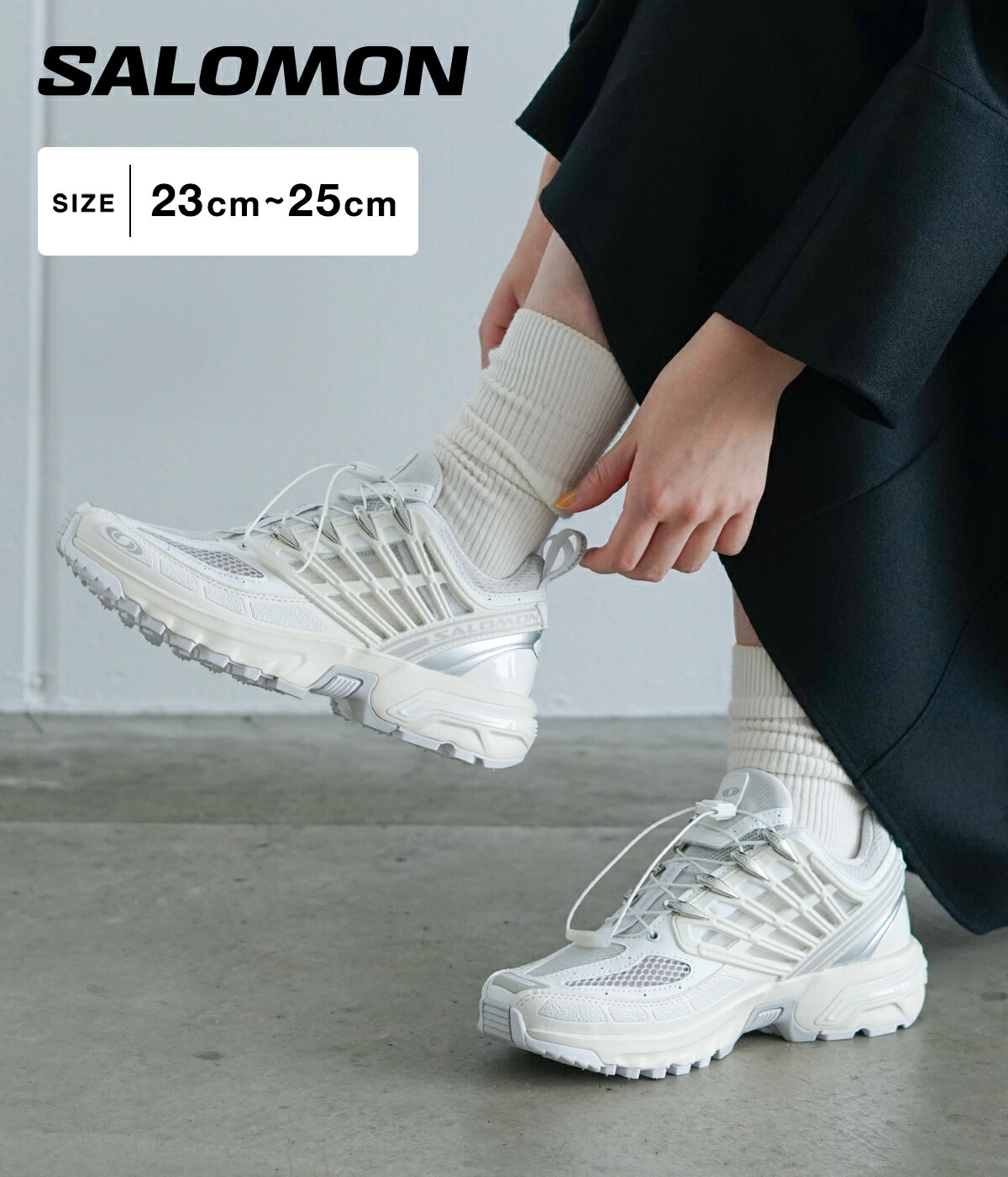 楽天市場】[送料無料]SALOMON SNEAKERS : ACS PRO Metal/Ghost