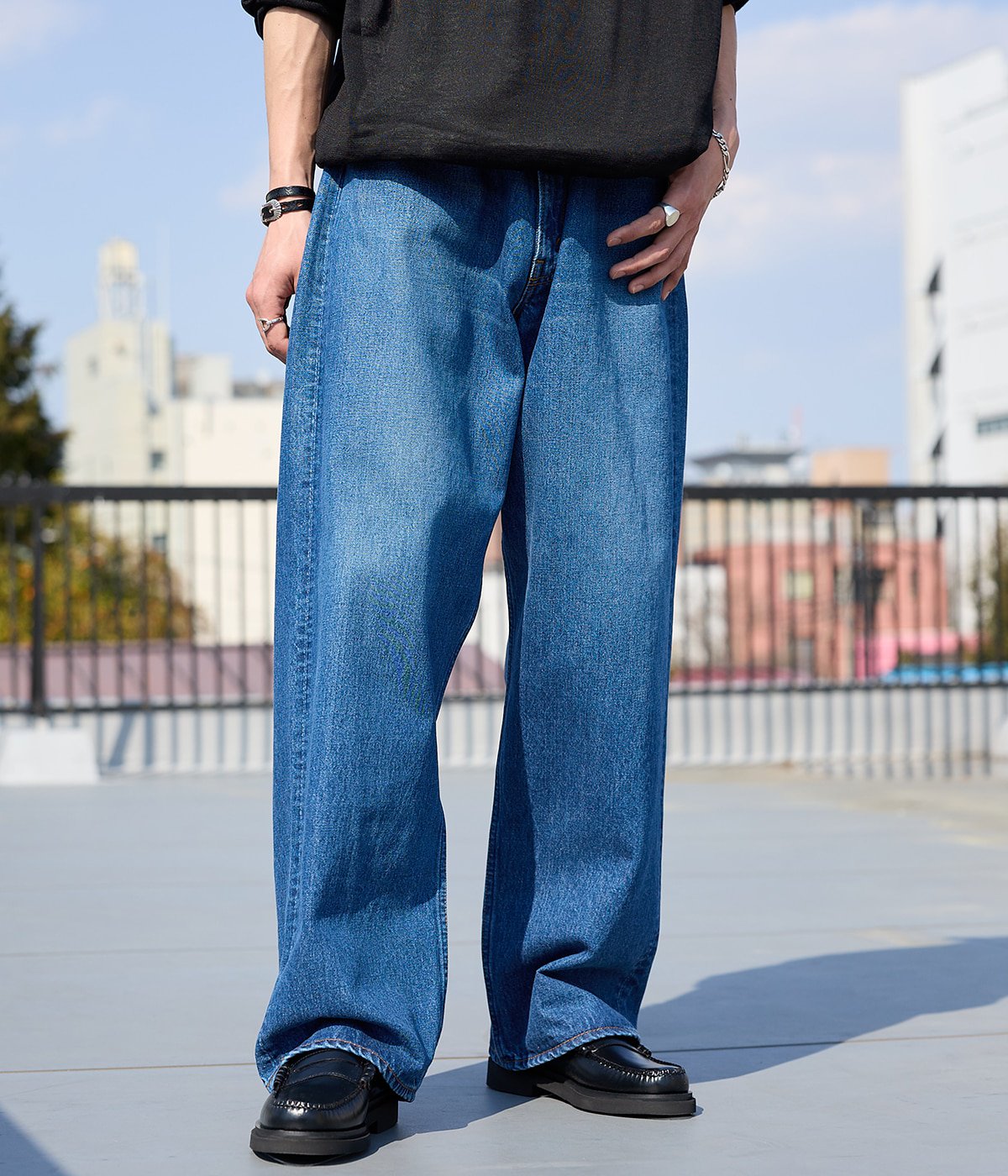 [送料無料]orSlow : 別注 SUPER DAD'S DENIM PANTS : ONLYARK-0-3026[STD][REA][D]