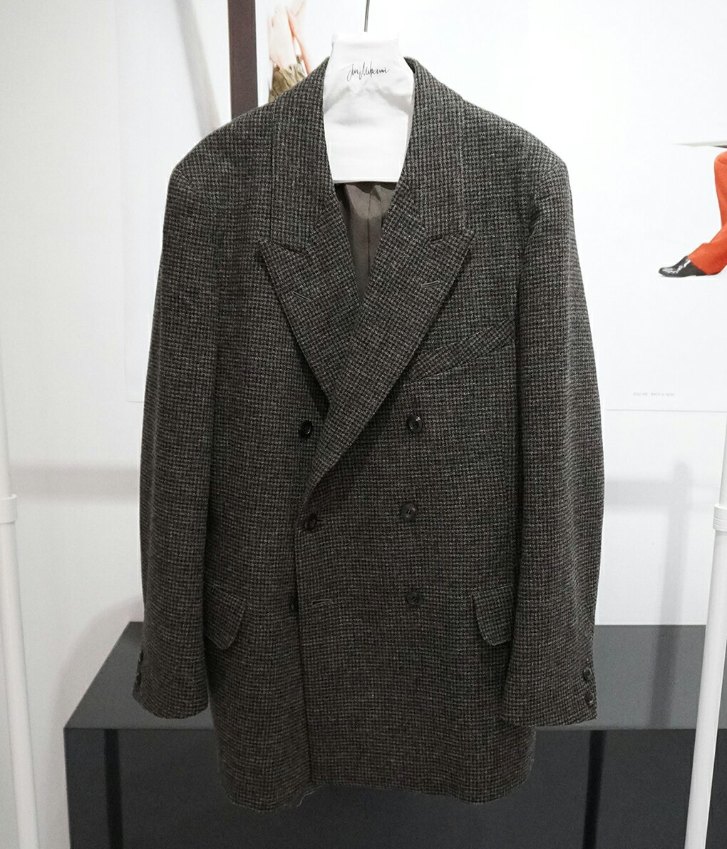 Jun Mikami ダブルボタン テーラードジャケット 上着 ツイードダブルジャケット アウター ジュンミカミ