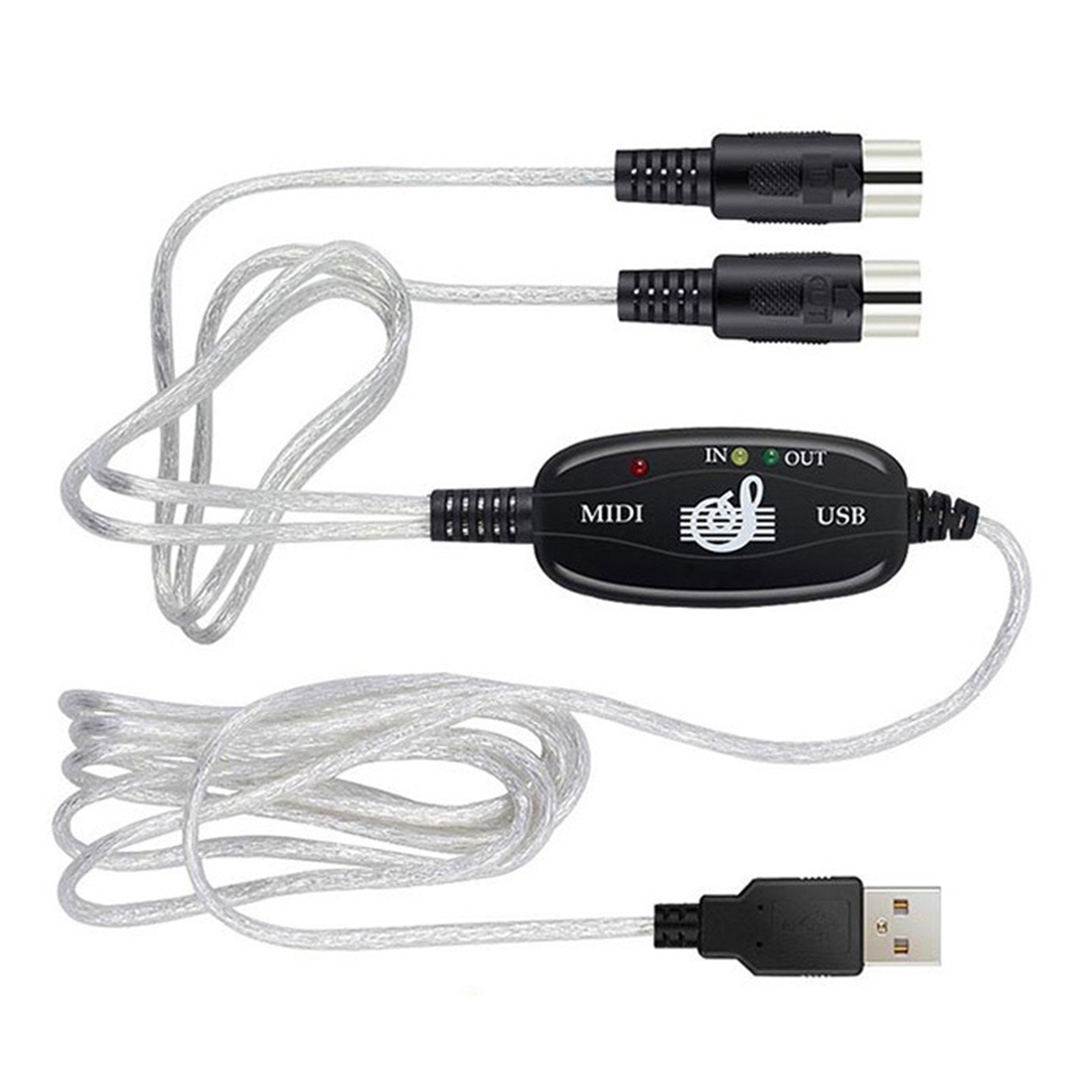 楽天市場】MIDI ケーブル 2m MIDI USB 変換ケーブル USB MIDI