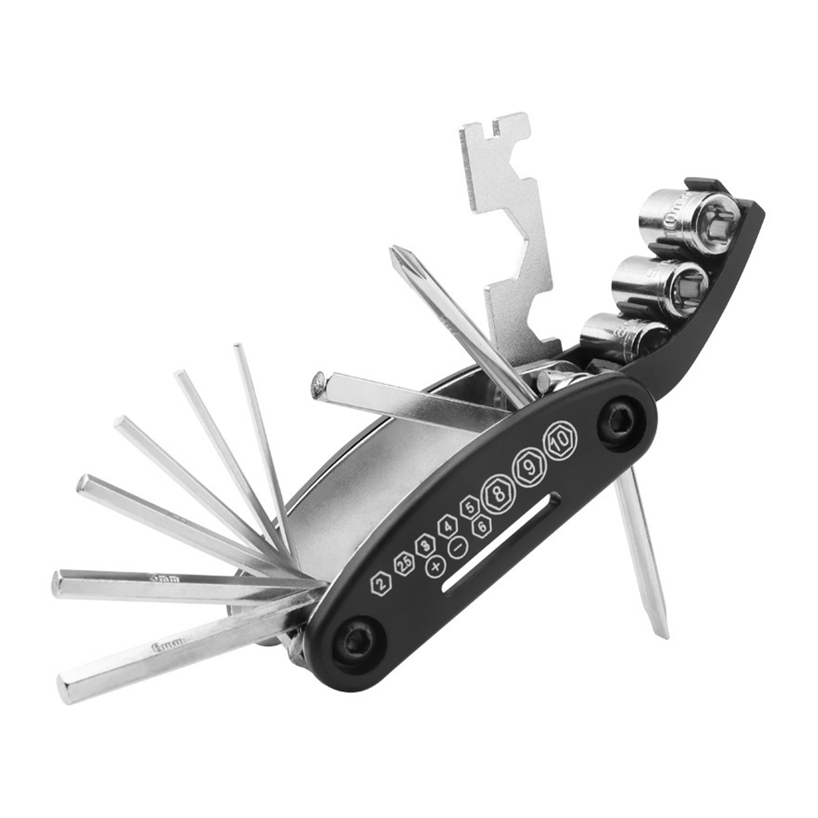 楽天市場】多機能ドライバー 16in1 バイク 車載工具 携帯マルチツール