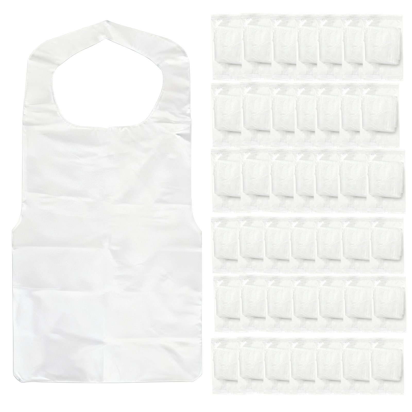 楽天市場】【300枚入】使い捨てエプロン ガウン袖付きタイプ 業務用