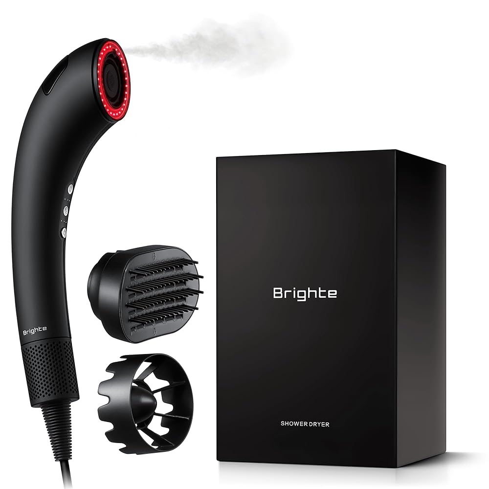 Brighte SHOWER DRYER シャワードライヤー　BRT-SD173 Brighte SHOWER DRYER | 乾くのに乾かない次世代ドライヤー