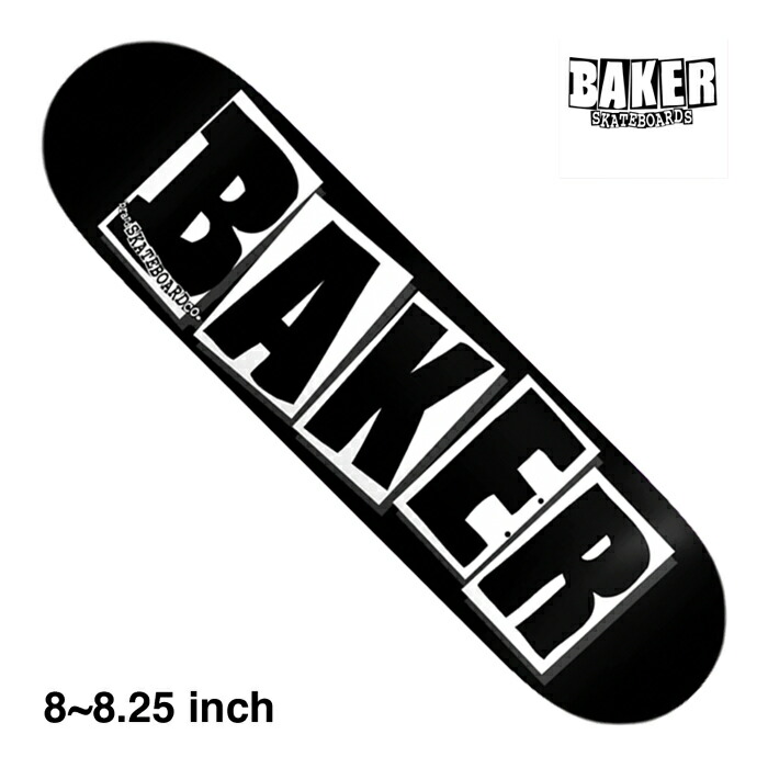 BAKER OG SHAPE スケートボードデッキ 8.0\" BAKER OG SHAPE スケートボードデッキ 8.0
