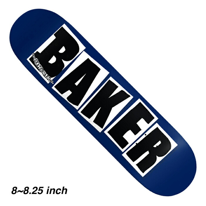 楽天市場】BAKER ベイカー スケボー デッキ ブランドロゴ BAKER BRAND