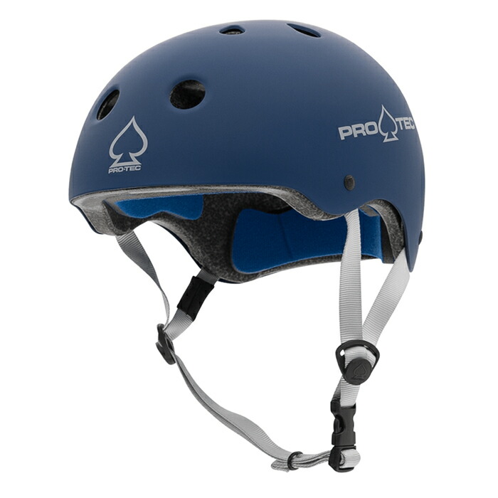 【滑るゲーム盤/プロテクター】【貨物輸送無料】PROTEC (労働者階級テック) / CLASSIC SKATEMATTE BLUE / HELMET 滑るゲーム盤 / BMX / 安全帽