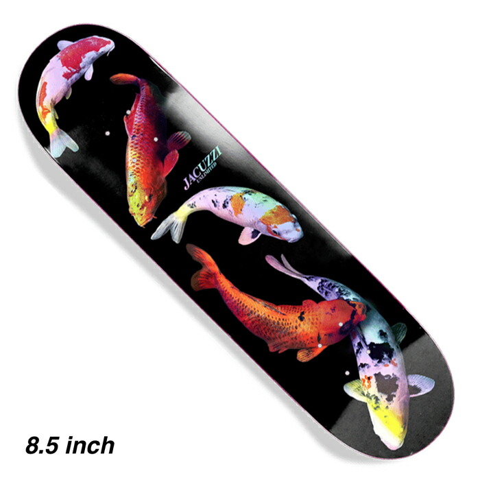 【デッキ/スケートボードデッキ】【送料無料】JACUZZI UNLIMITED (ジャグジー・アンリミテッド) 500 YEARS BLACK8.5" &times; 32.2"インチスケートボードパーツ / デッキ｜arktz