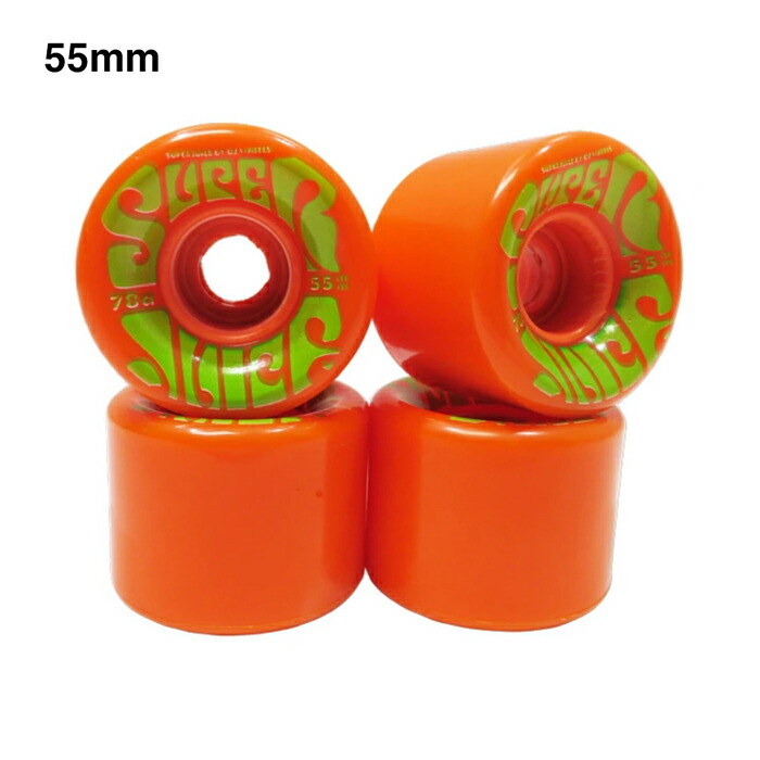 OJWHEELS 75mm THUNDERJUICE 78A ウィール　スケボー 75mm Thunder Juice Orange 78a | OJ Skateboard Wheels