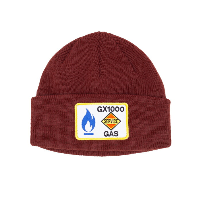 GX1000 ビーニー 赤 GX1000 GX BEANIE / MAROON (ジーエックスセン ビーニー