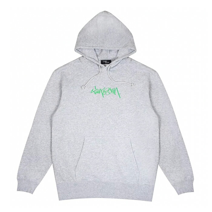 【フーディ/滑るゲーム盤】TIMESCAN (一時停止・走査)SCRIPT LOGO HOODIE / ASH