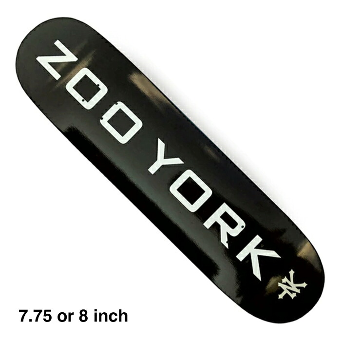 【デッキ/スケートボードデッキ】ZOO YORK (ズーヨーク)OG 95 LOGO BLOCK / 7.75" or 8"インチスケートボードパーツ/デッキ｜arktz