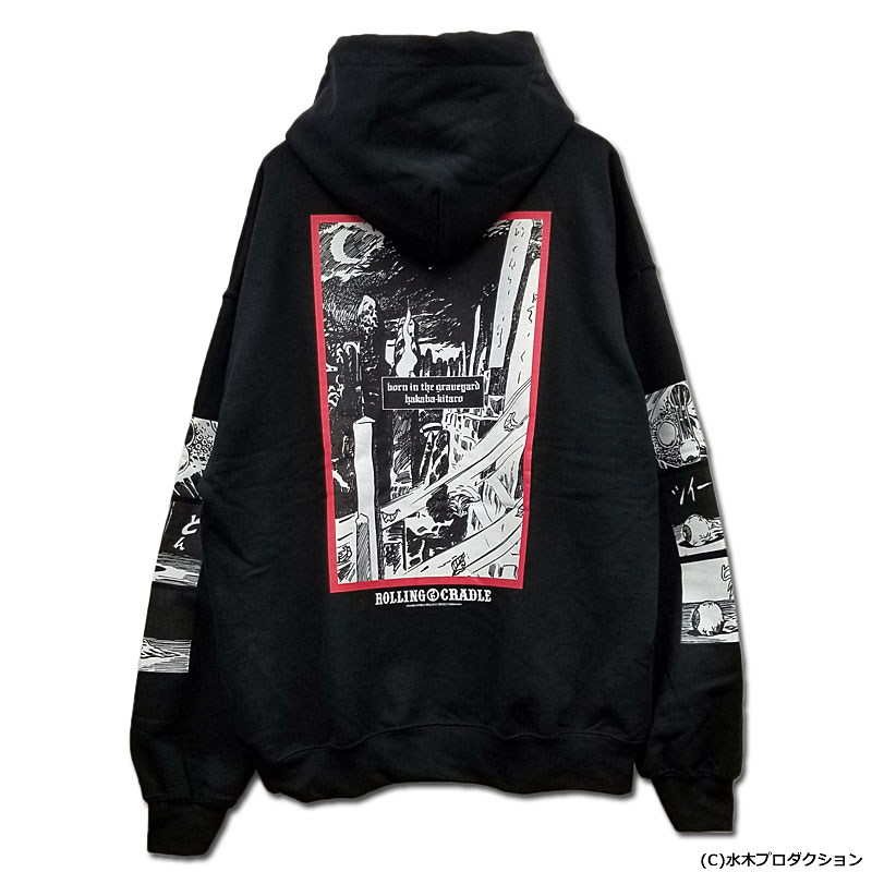 超激安 ロリクレ Rolling Cradle ローリングクレイドル Hakaba Kitaro Hoodie Eyeball 墓場鬼太郎 フードパーカー 新品本物 Saucesomi Com