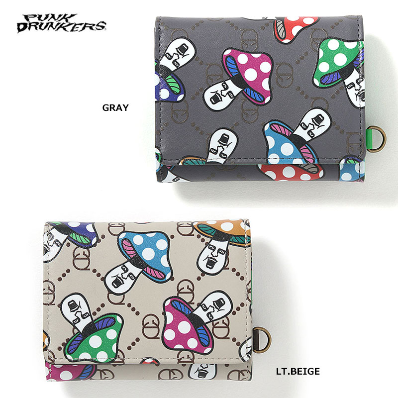 楽天市場】PUNK DRUNKERS パンクドランカーズ アイツ総柄二つ折り財布