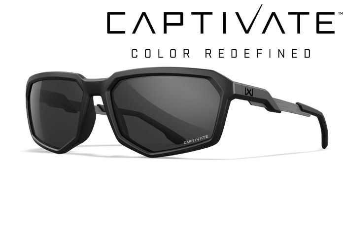 ワイリーエックス AC6RCN02 リーコン スモーク/ブラックオプス フレーム サングラス WX RECON CAPTIVATE NP GREY [Black Ops]【Wiley X正規販売店】】サバゲー ミリタリー 軍用 耐弾 スポーツ 紫外線 運転 ドライブ バイク ツーリング 曇り止め 射撃用 シューティング