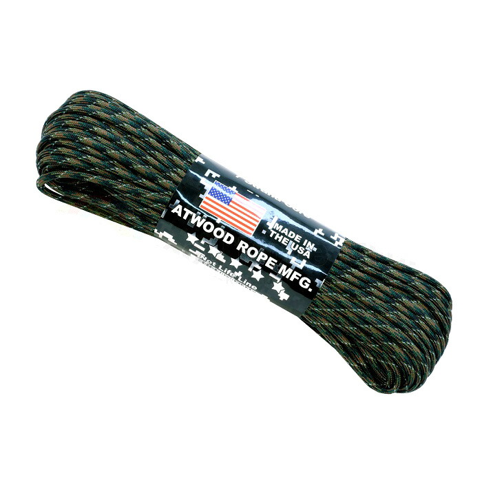 楽天市場】アトウッド ロープ/ATWOOD ROPE MFG ネイビーブルー 7Strand パラシュートコード/パラコード 30M 耐加重250Kg  キャンプなどに【1コまでメール便/2コまで小型/4コまで大型宅配配送可】 : アームズギア