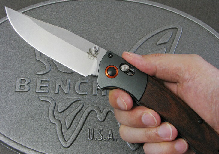 ●● ベンチメイド ハント 15080-2 クルックドリバー /ウッド ナイフ BENCHMADE 【日本正規品】ミリタリー アウトドア キャンプ サバイバル サバゲー