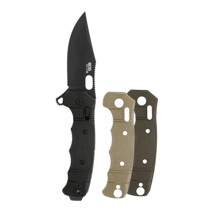 ソグ SOG 押捺 SEAL XR Ti  (12-21-13-57) 黒いことアウト マグナカット鋼 マイカルタハンドル 折り畳み 九寸五分 ミリタリー  アウトドア 難民キャンプ 生き残ること サバゲー