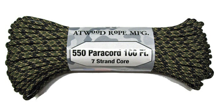 楽天市場】アトウッド ロープ/ATWOOD ROPE MFG エアフォースゴールド 7Strand パラシュートコード/パラコード 30M  耐加重250Kg キャンプなどに【1コまでメール便/2コまで小型/4コまで大型宅配配送可】 : アームズギア