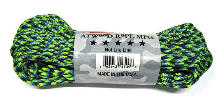 楽天市場】アトウッド ロープ/ATWOOD ROPE MFG エアフォースゴールド 7Strand パラシュートコード/パラコード 30M  耐加重250Kg キャンプなどに【1コまでメール便/2コまで小型/4コまで大型宅配配送可】 : アームズギア