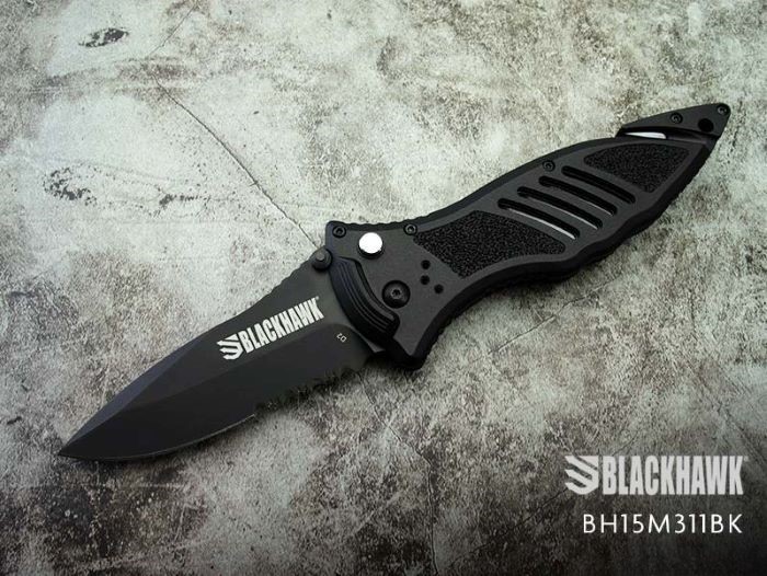 ●● ブラックホーク BH15M311BK CQD フォルダー 直波コンビ刃 Large Folding Knife BLACKHAWK (サバゲー) 13,306円