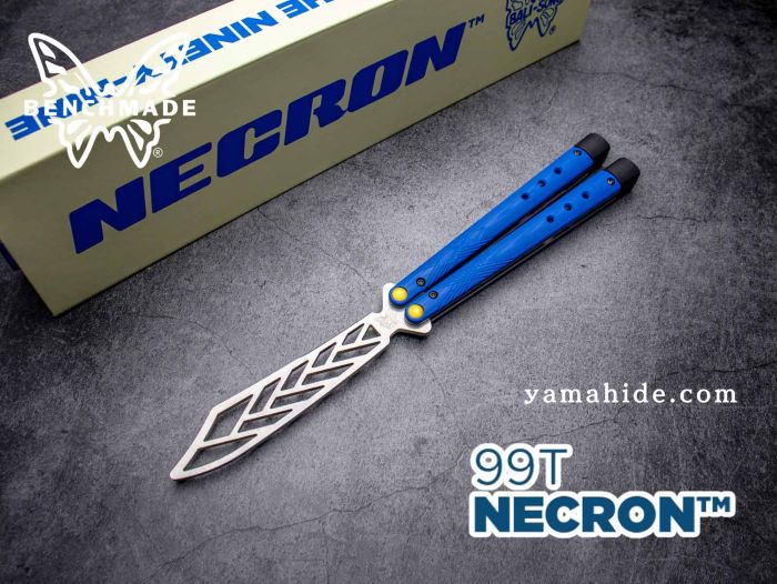ベンチメイド ネクロン トレーナー ブルー G10 99T BENCHMADE NECRON TRAINER BLUE G10 (刃なし)【日本正規品】