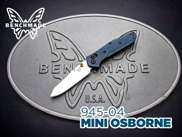 長椅子お手伝いさん ミニオズボーン デニムマイカルタ 945-04 BENCHMADE MINI OSBORNE DENIM MICARTA